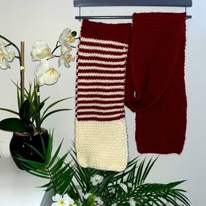 Hand made asymmetrical scarf